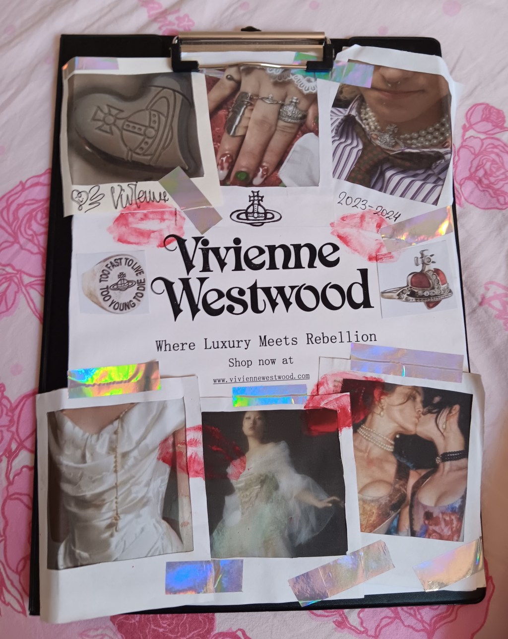 VIVIENNE WESTWOOD — Mixed Media Fashion Poster Analysis